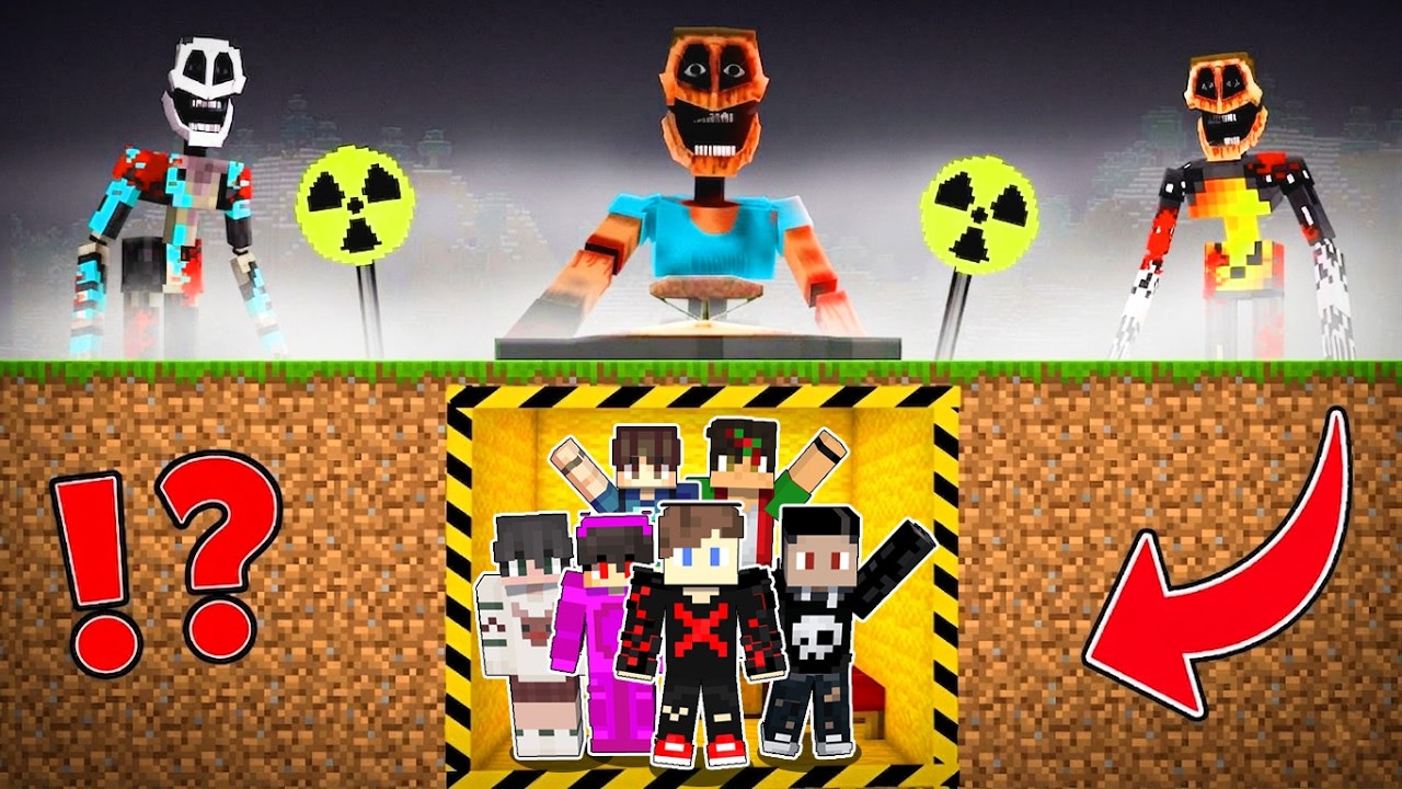 We Created Bunker to Survive Scary MIMICERS in Minecraft