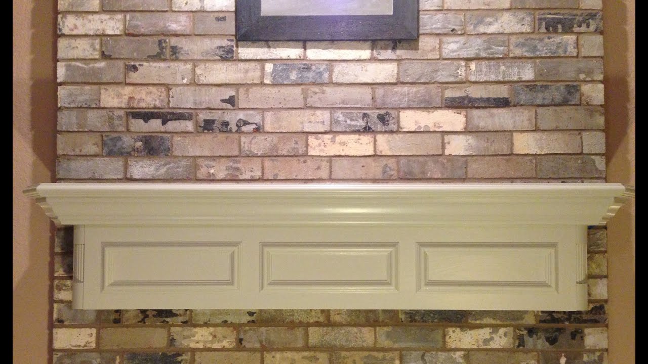 Painting My Fireplace Mantel - Easy DIY