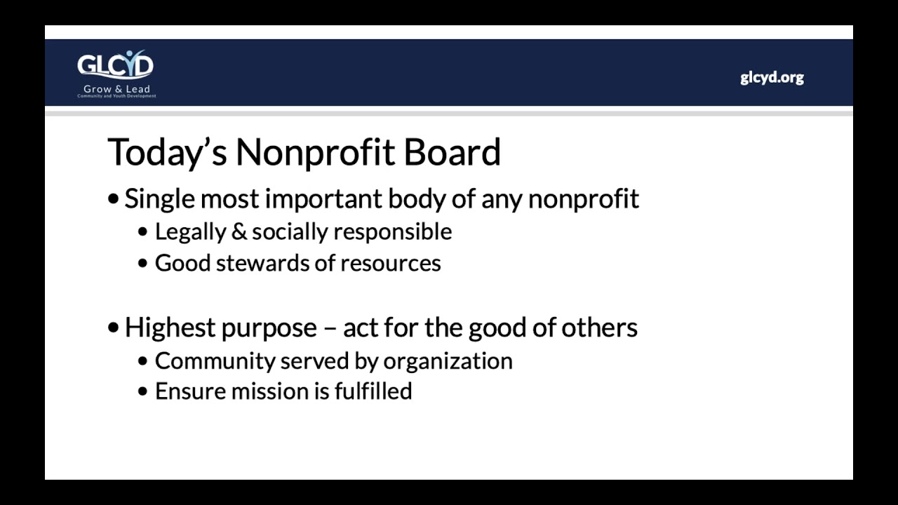 Nonprofit Board 101
