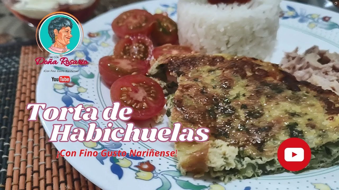 Torta de Habichuelas por Rosario Narváez  T-6