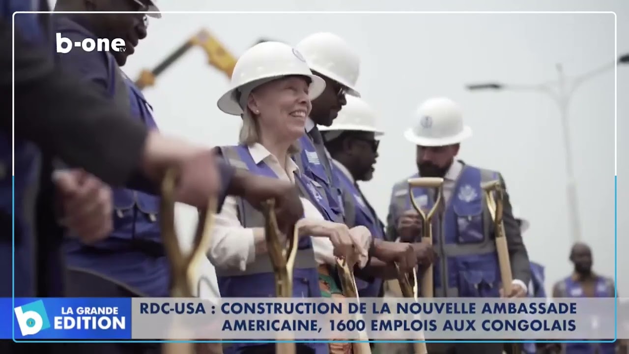 RDC -USA  : construction de la nouvelle ambassade américaine, 1600 emplois aux Congolais