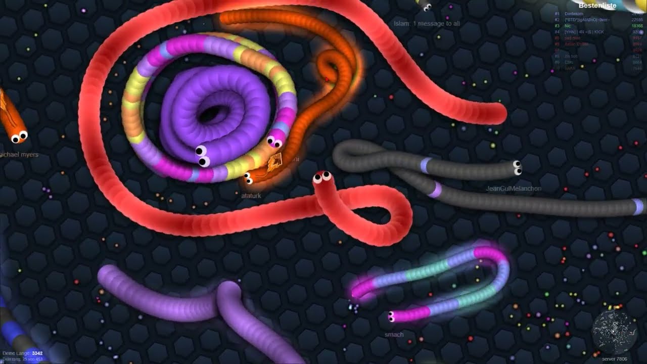 Slither io domination by Palshix