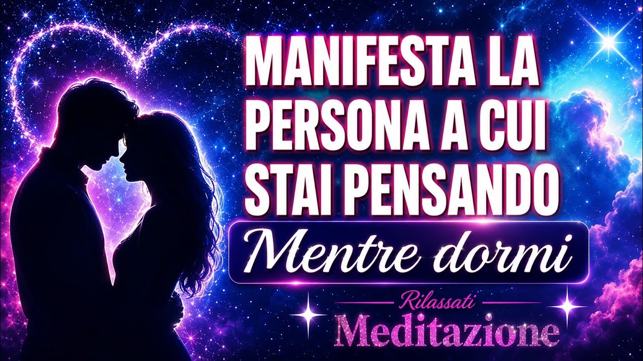 Manifesta la tua PERSONA SPECIFICA mentre dormi: ascolta per 21 giorni ~ Meditazione guidata