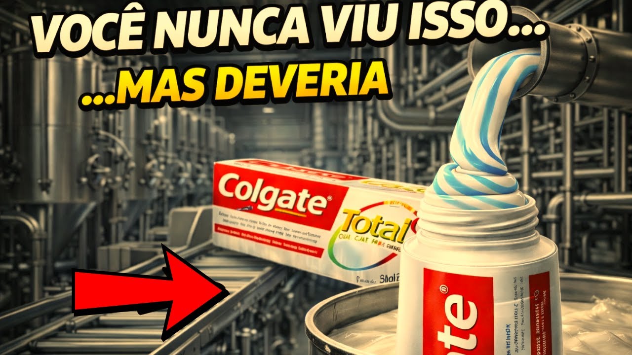 Você Jamais Imaginou Como é Feita a Pasta de Dentes que Usa Todos os Dias