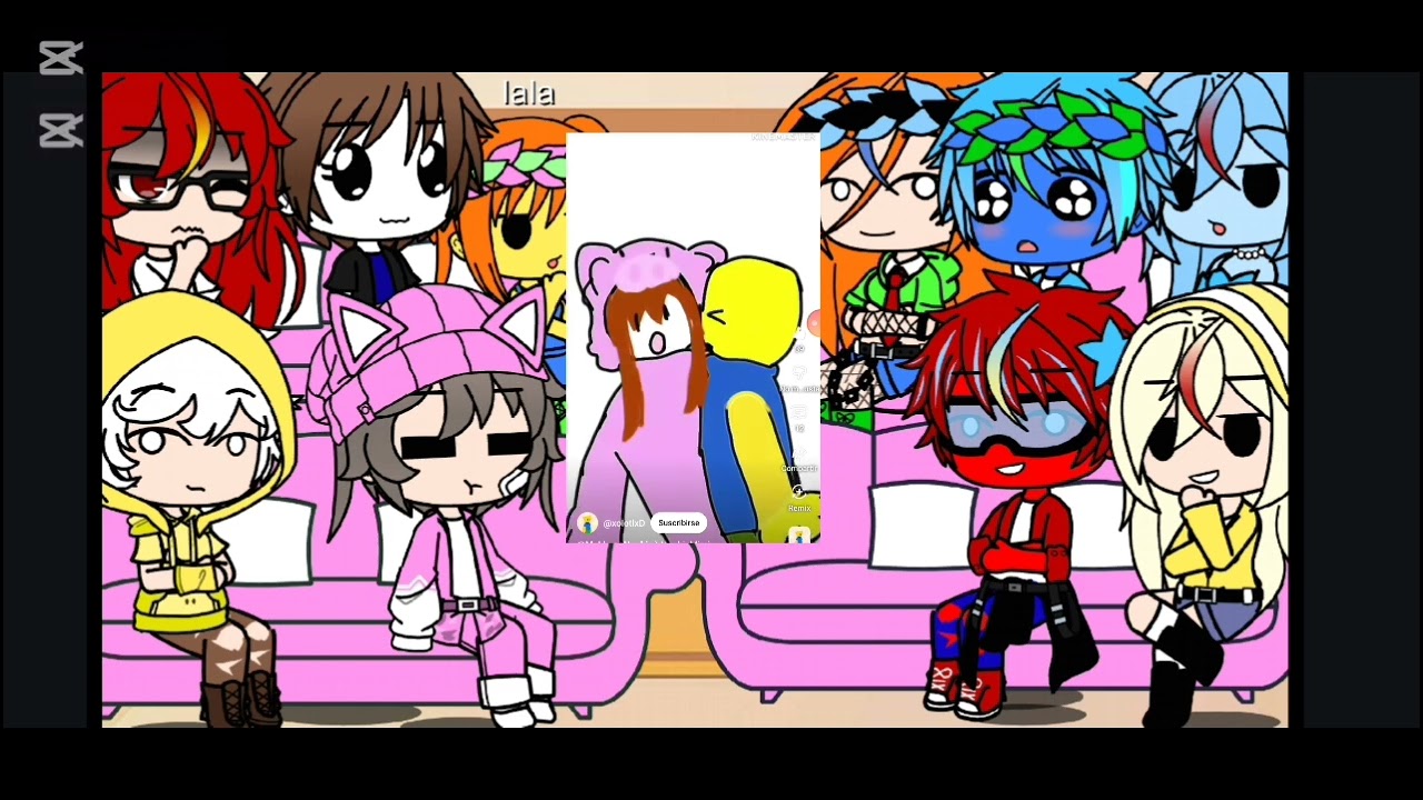 Los amigos de noobi reacciona a noobi×mimi pedido por una seguidora 