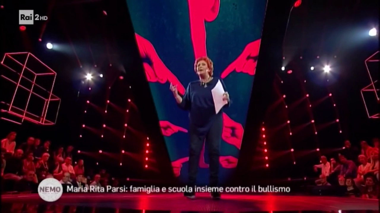 Nemo| Rai2 | Maria Rita Parsi: Famiglia e Scuola contro il bullismo