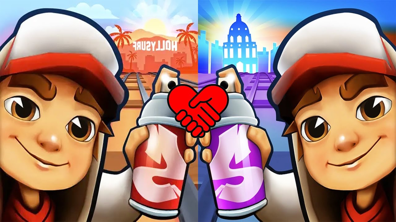 Subway Surfers: Hollywood 2024 and Oxford 2023 (Gameplay)