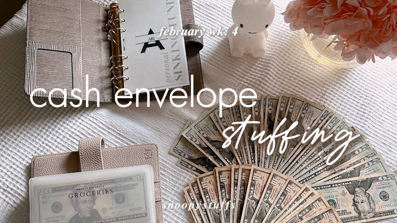 cash stuffing & condensing | $900 back to the bank | feb wk 4