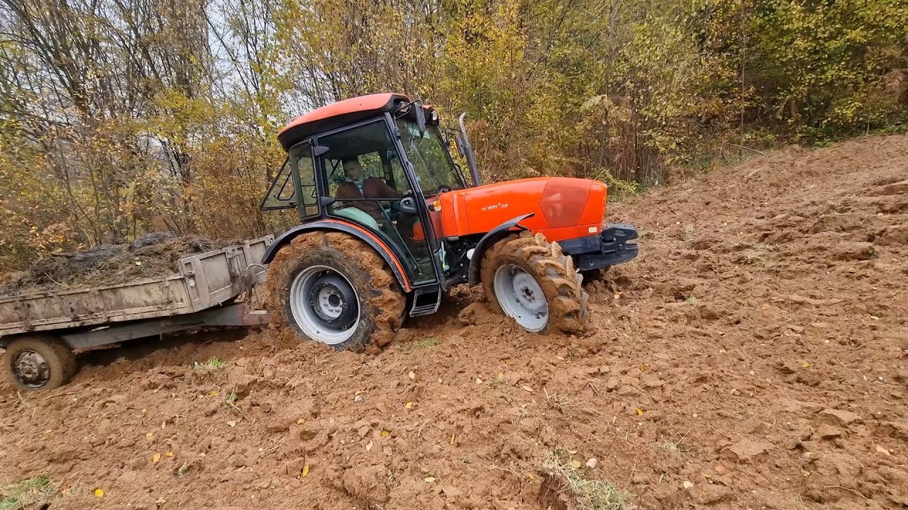 Same Argon 80 - Zaglavio u oranici! Više puta! Vožnja stajnjaka po blatu! Pt. 1