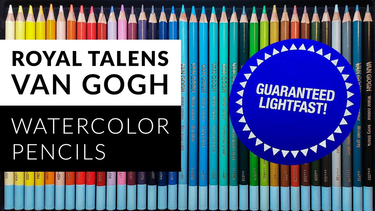 Royal Talens Van Gogh watercolor pencils review – affordable lightfast Museum Aquarelle alternative?