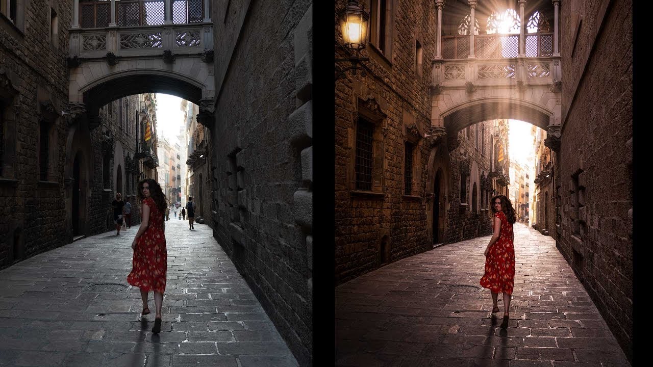 Photoshop CC Tutorial : Outdoor Portrait Editing 📷2019