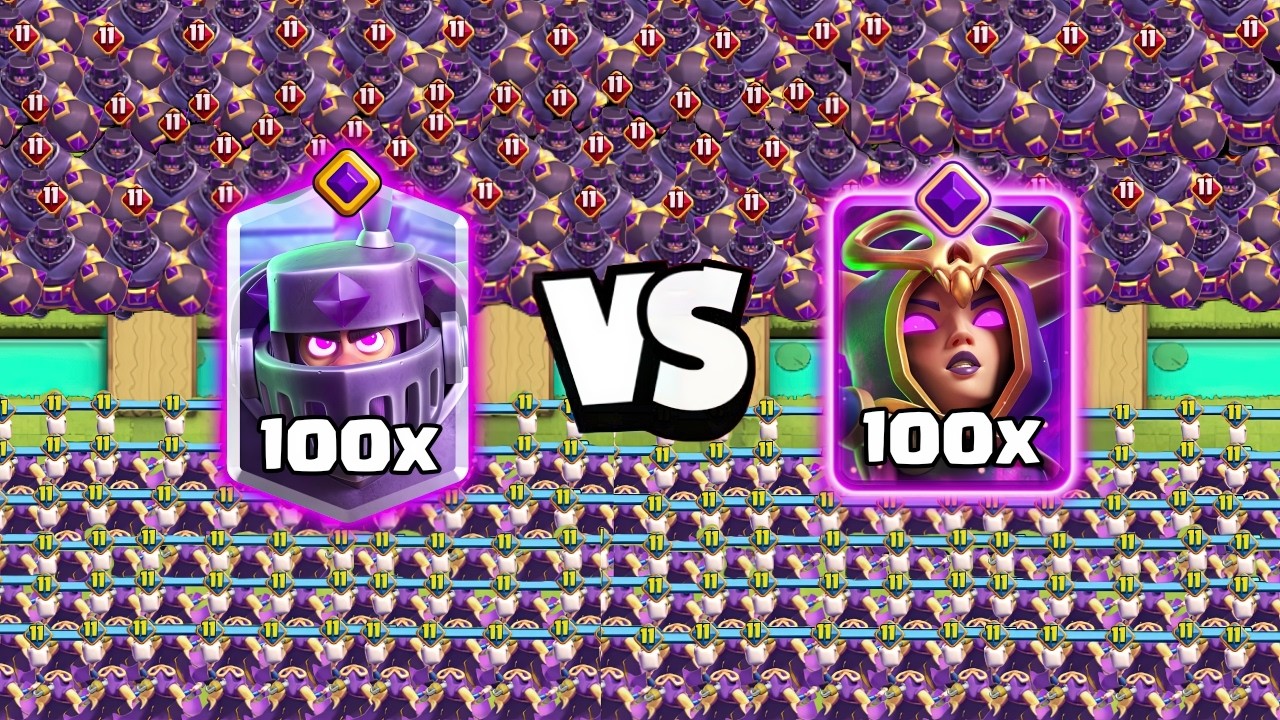 [MAX] EVO Mega Knight vs EVO Witch | Clash Royale Ultra Challenge #1