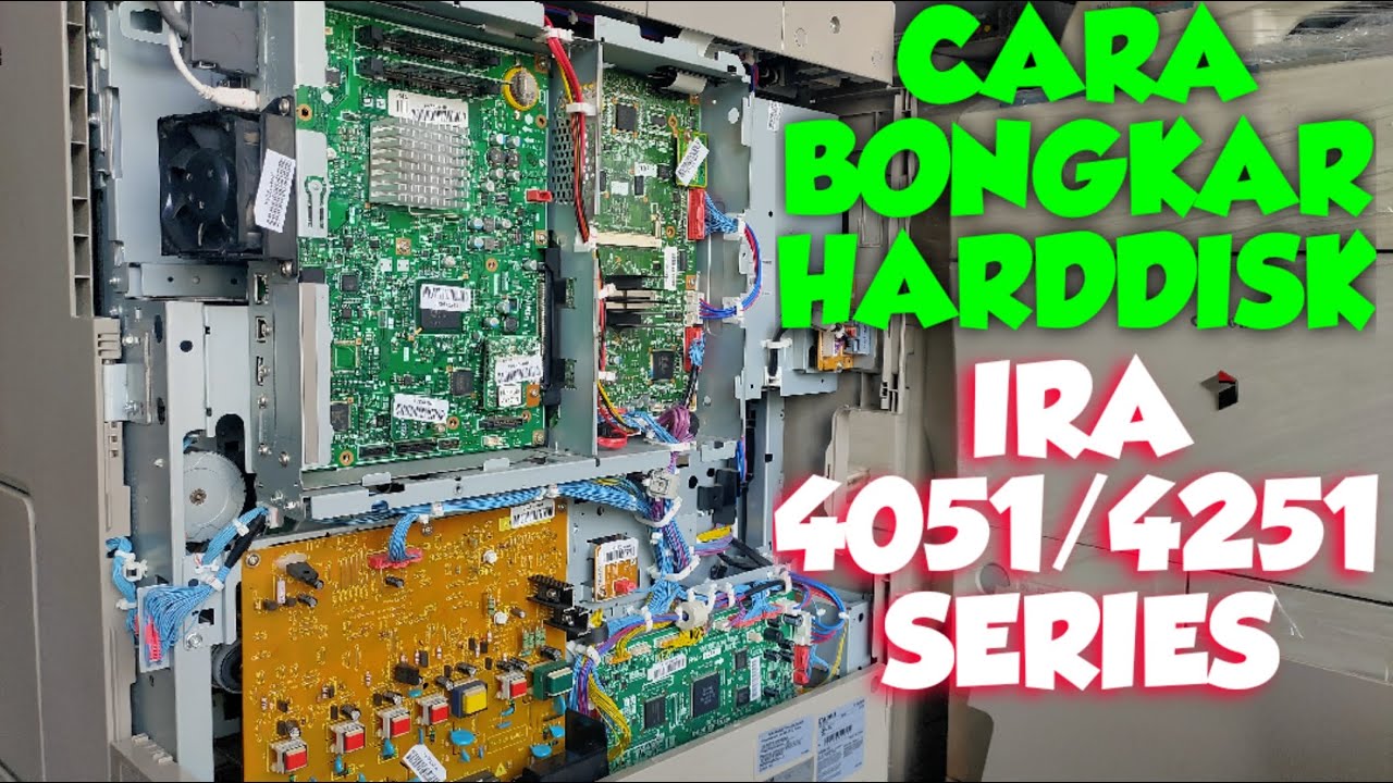 CARA BONGKAR HARDDISK IR ADVANCE 4051/4251 SERIES
