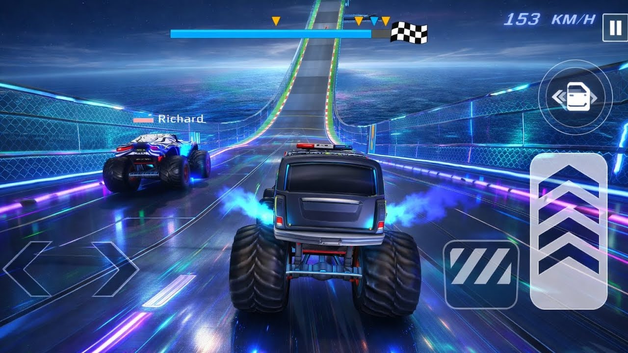 Monster Truck Mega Ramp Impossible Driver - 2026 Ultimate Car Stunts GT Racing - Android GamePlay