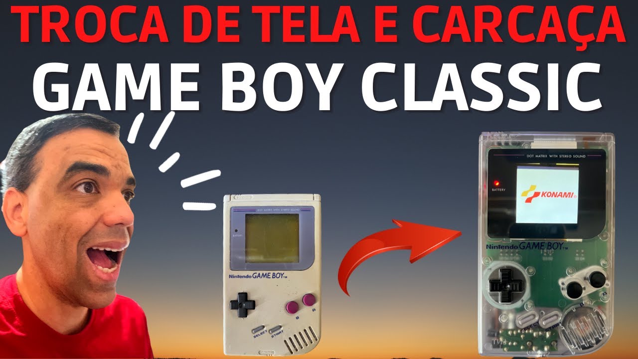 TUTORIAL: Troca de Carcaça e Tela IPS do GAME BOY CLÁSSICO !! Upgrade Retrô 2022!