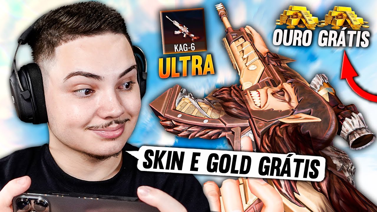 RESGATE AGORA! ✅ Ouro GRÁTIS + Skin Ultra GRÁTIS no BLOOD STRIKE 🔥 (KAG-6 - Titã Bestial)