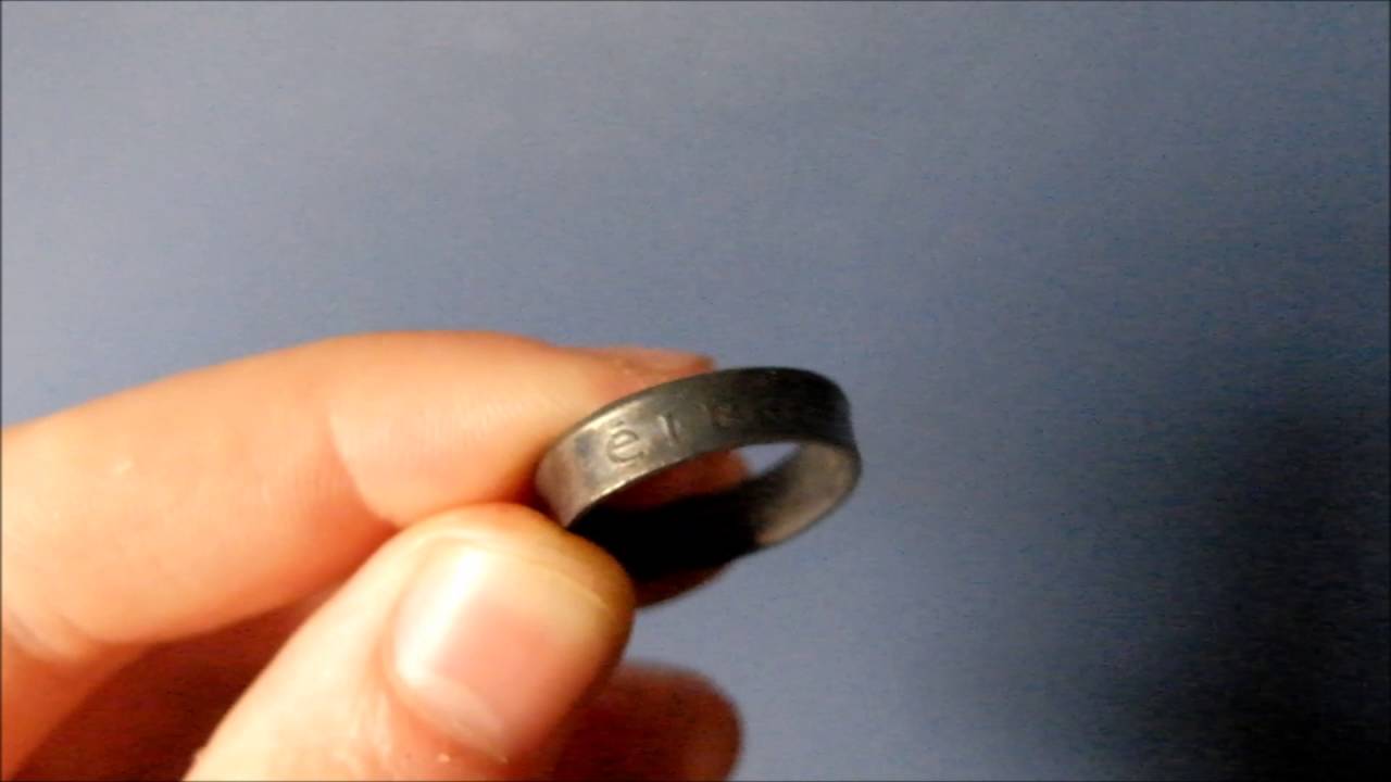 HOW TO GIVE A RING A PATINA FINISH WITH A LIGHTER