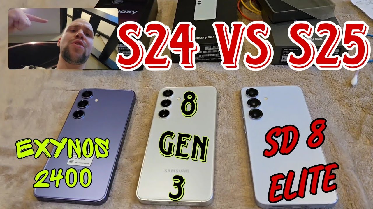 Samsung galaxy s25 vs s24 snapdragon elite vs 8 gen 3 vs exynos 2400 обзор и тест камеры и тротлинг