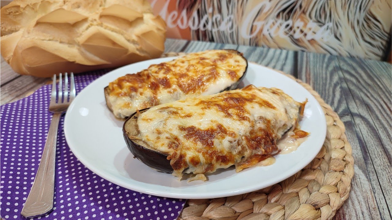 BERENJENAS RELLENAS DE ATÚN, simplemente deliciosas, paso a paso con Mambo!!!