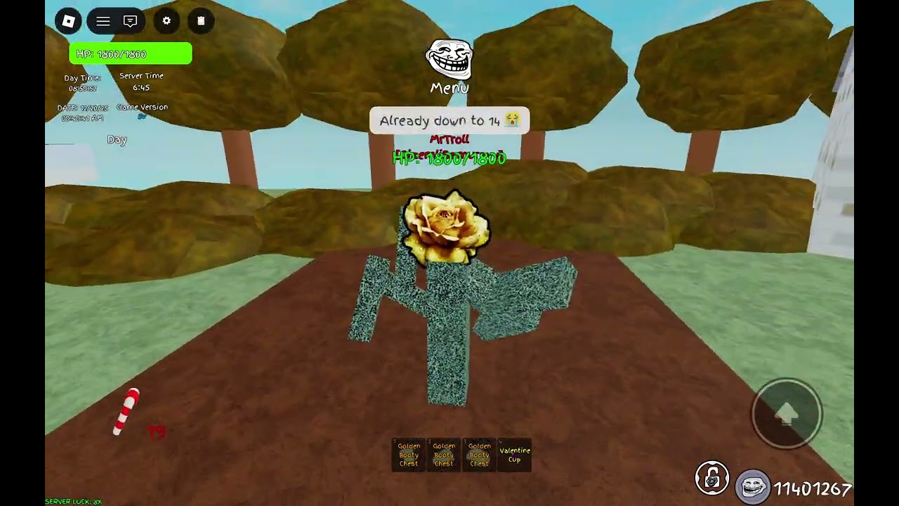 Opening 20 GOLDEN BOOTY CHESTS! (Roblox Trollge Universe Incident)