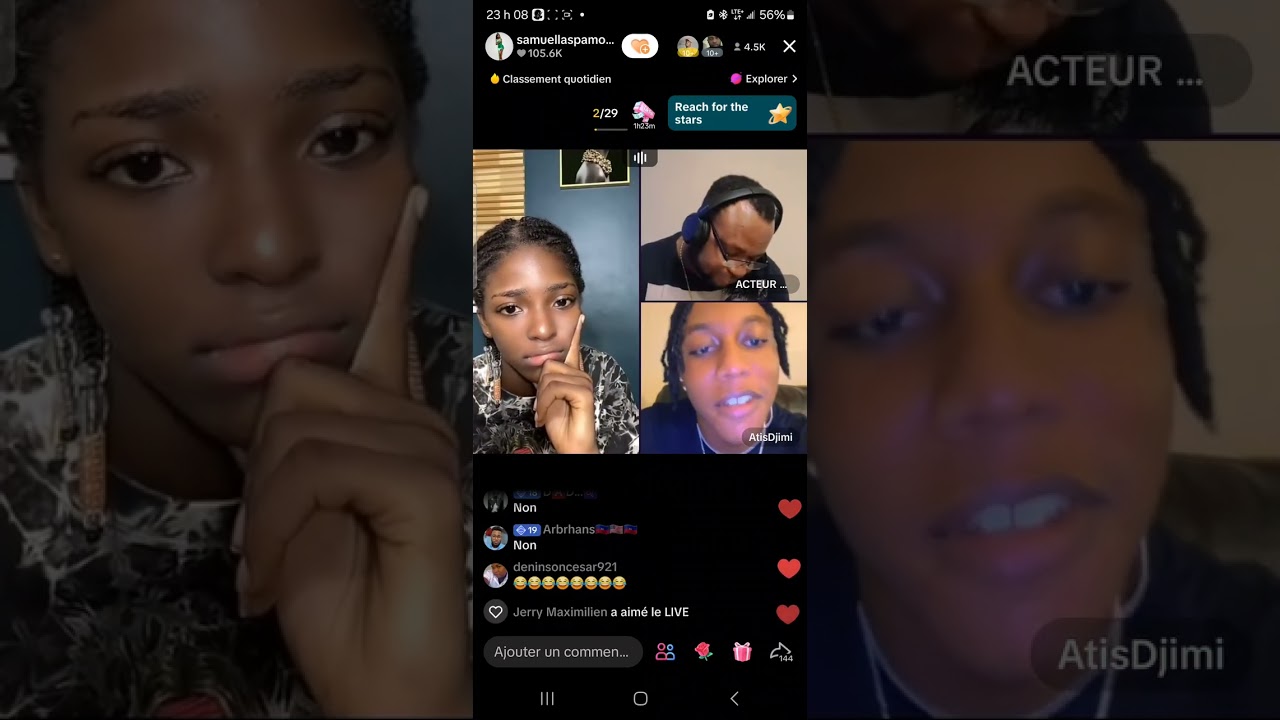 dodo oblige kite live la belle enfant interdit li pale ak Samuella anko dodo nan gwo problème