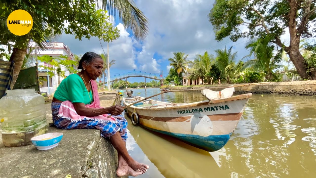 Rs. 1 / - യുടെ ചൂണ്ടയിൽ പിടിച്ച മീൻ  I നാടൻ ചൂണ്ടയിടൽ   I Fishing I Village Fishing I Lakeman Vlogs