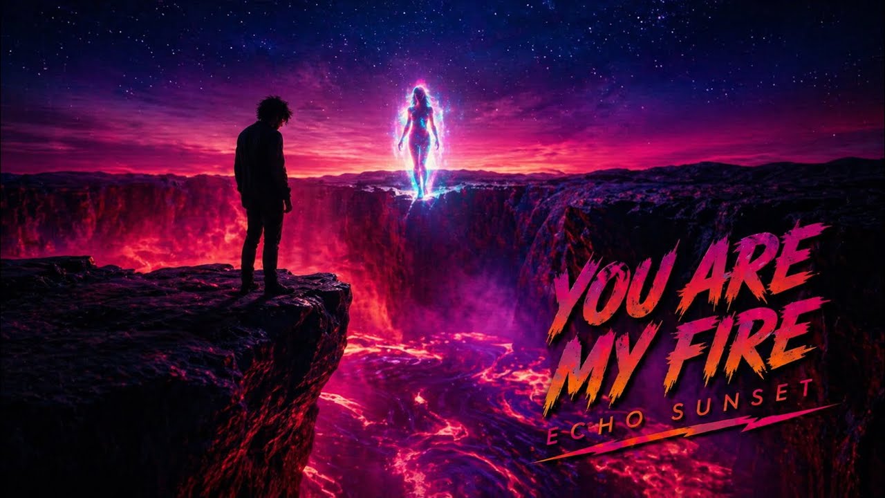 You Are My Fire 🔥 | 80s Synthwave Love Anthem | Echo Sunset