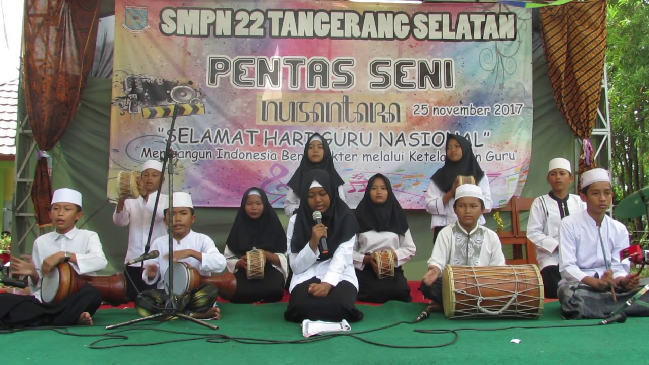 Pentas Seni Siswa SMP Negeri 22 Kota Tangerang Selatan - Marawis Sufna Yuna