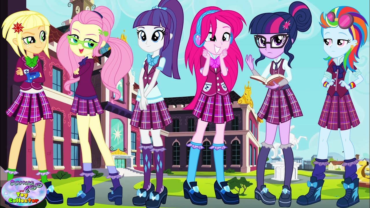 My Little Pony Transforms Shadowbolts Color Swap MLPEG Mane 6 Surprise Egg and Toy Collector SETC