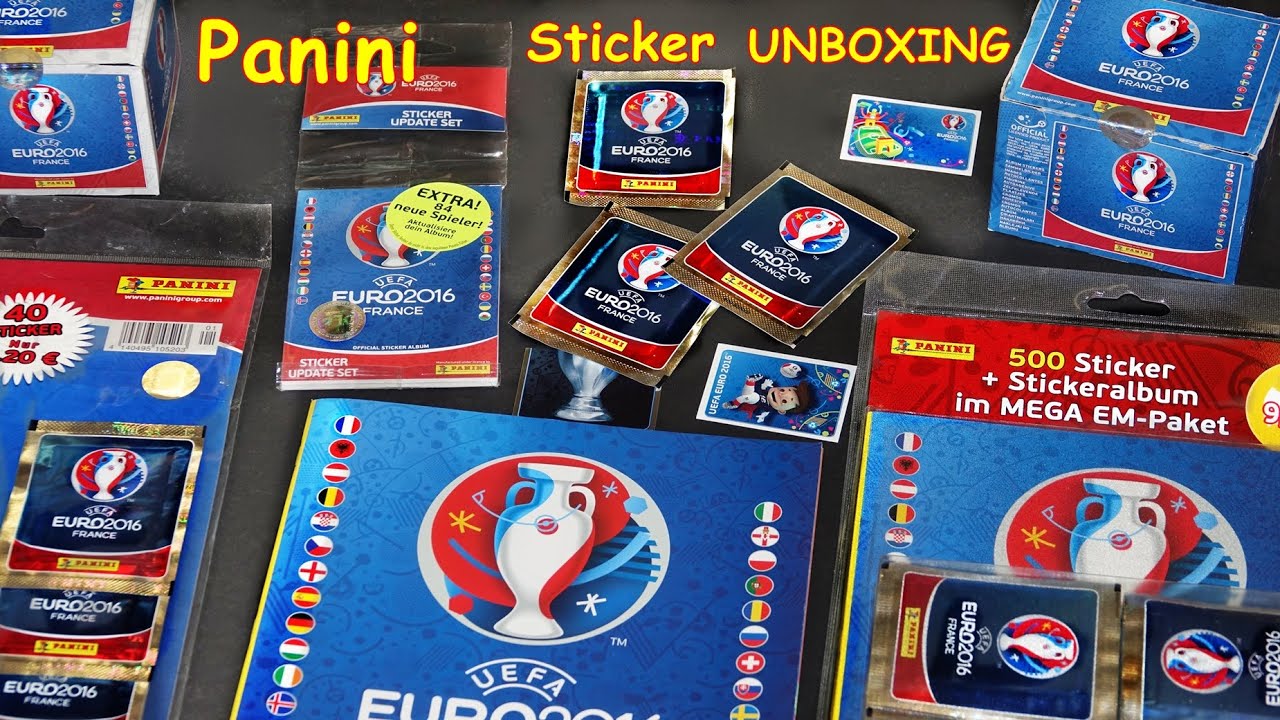 PANINI STICKER UEFA CUP 2016 new sticker for Panini Cromos Album Lucky Bag