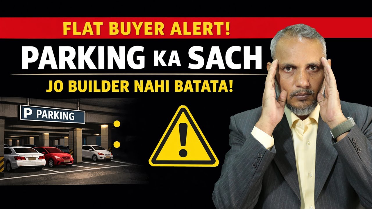 Flat Buyer Alert 🚨 Parking Ka Sach Jo Builder Nahi Batata! ExBroker #exbroker #punerealestate 
