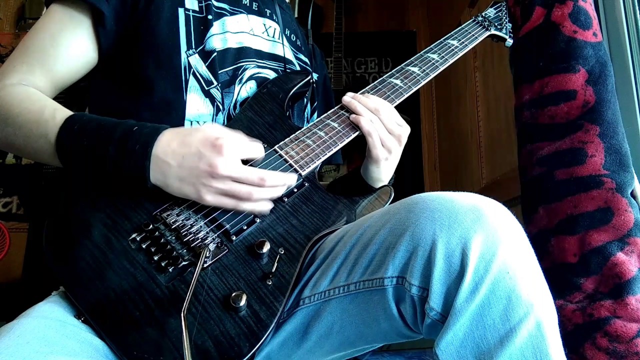 Escape The Fate - The Aftermath (G3) guitar cover (With Solo) HD