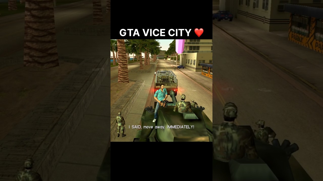 GTA Vice City convoy army misson #gta #vicecity #vicecitymission