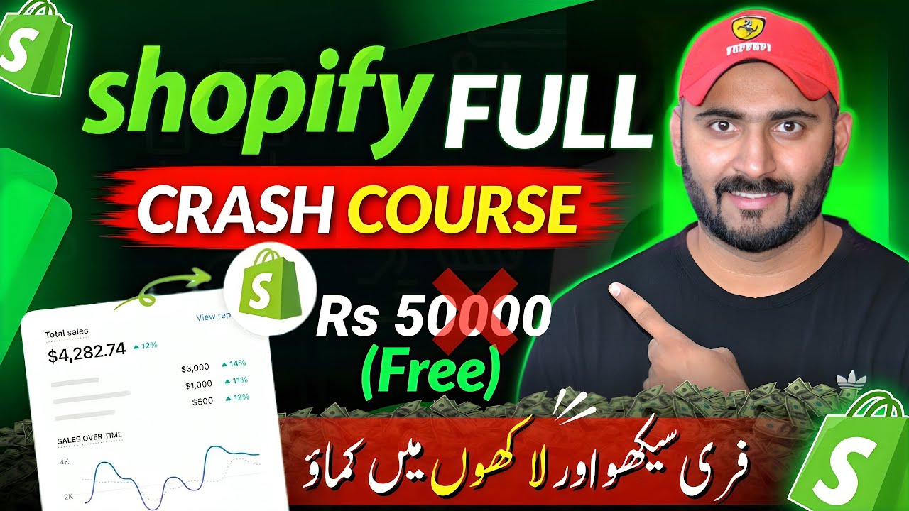 Shopify Dropshipping Full Course 2024 | Shopify Tutorial For Beginners
