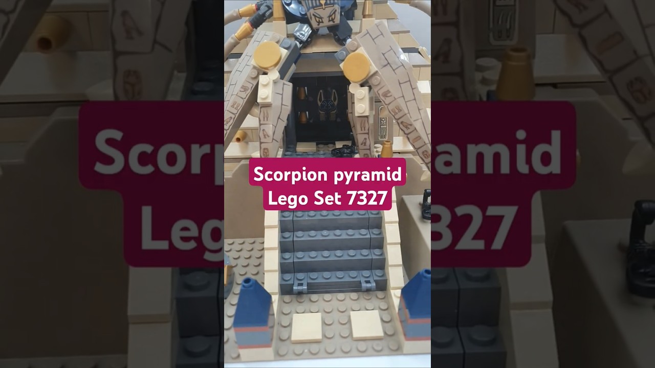 Lego set from pharaoh's quest serie. Set 7327 Scorpion Pyramid #lego #letsbuildlego #7327