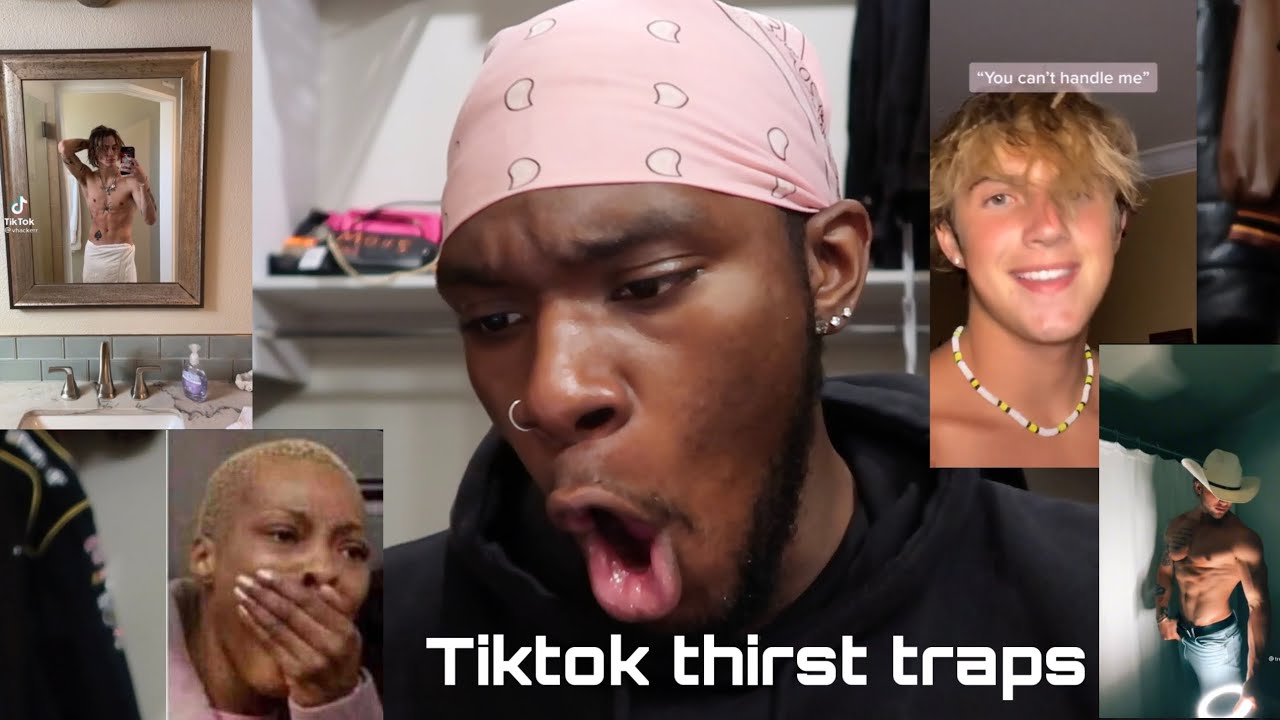 REACTING TO CRINGEY THIRST TRAPS TIKTOKS  *this way scary*