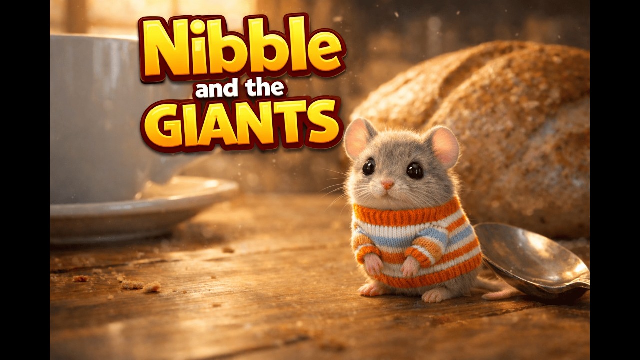 Nibble and the Giants 🐭 | A Tiny Mouse Adventure for Kids