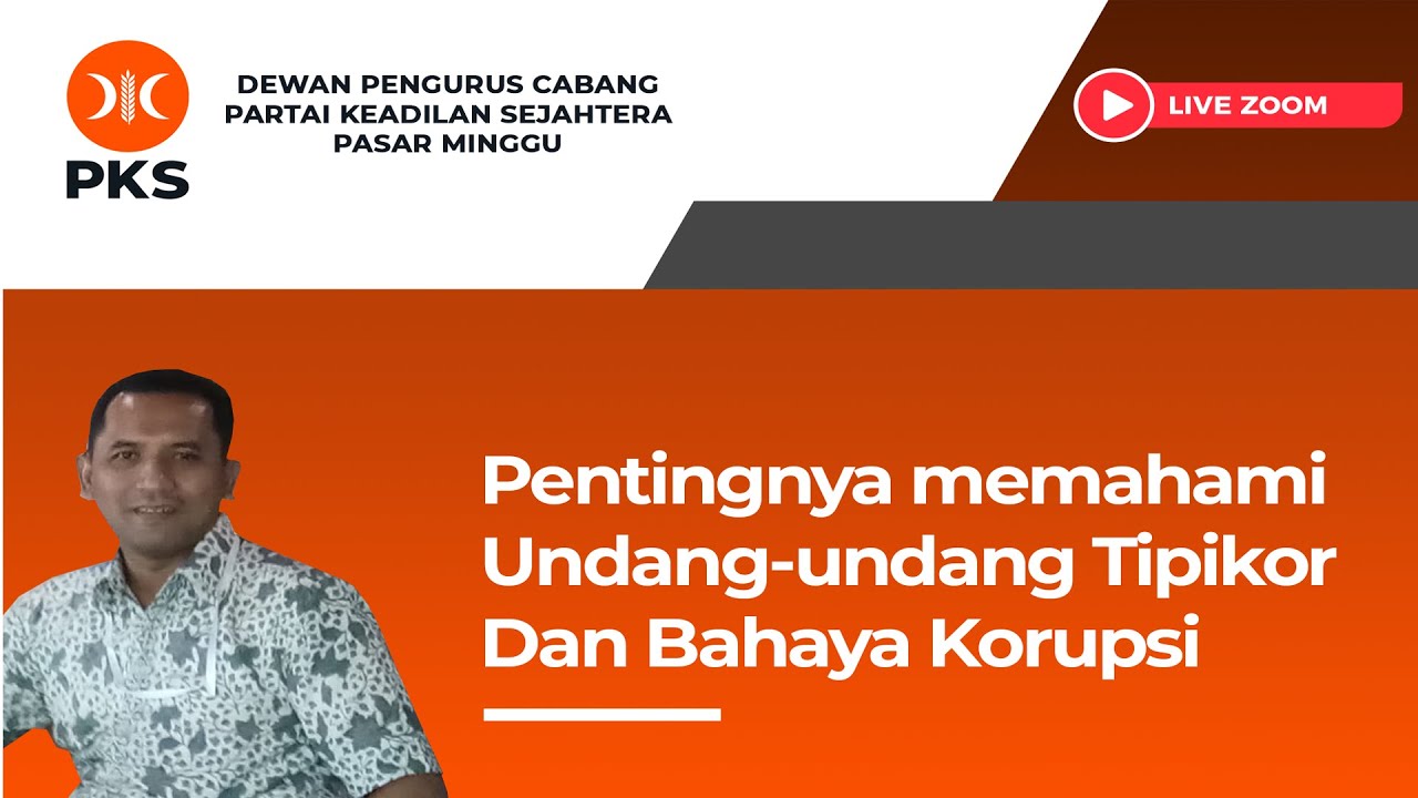 Pentingnya memahami undang undang Tipikor dan bahaya korupsi
