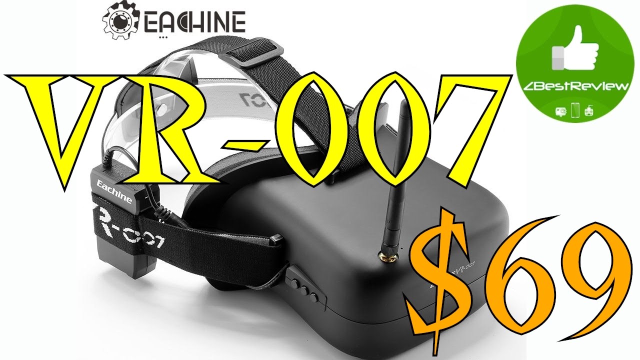 ✔ Крутая FPV маска Eachine VR-007 за 69$! Banggood