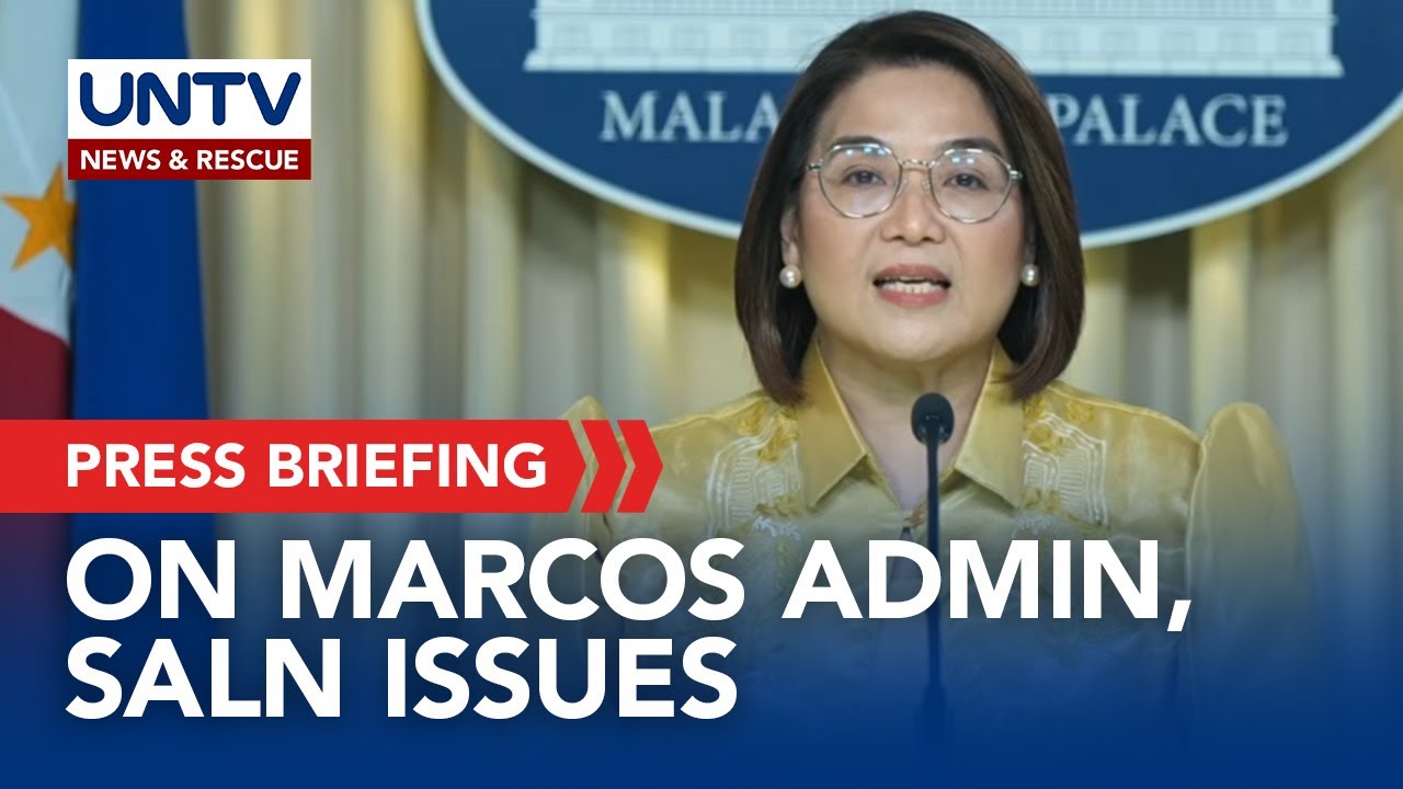 Palace Communications Officer USec. Claire Castro holds press briefing I Oct. 24, 2025