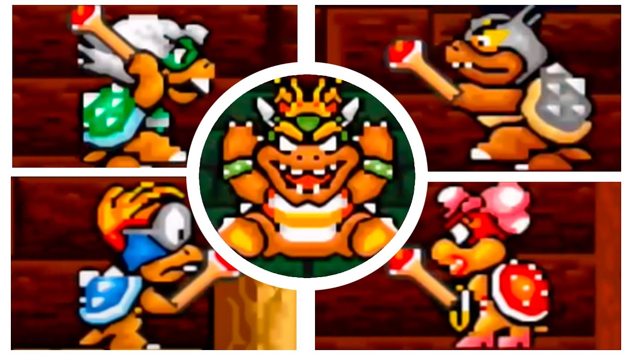 Super Mario Bros. 3 (SNES) | Todos os chefes