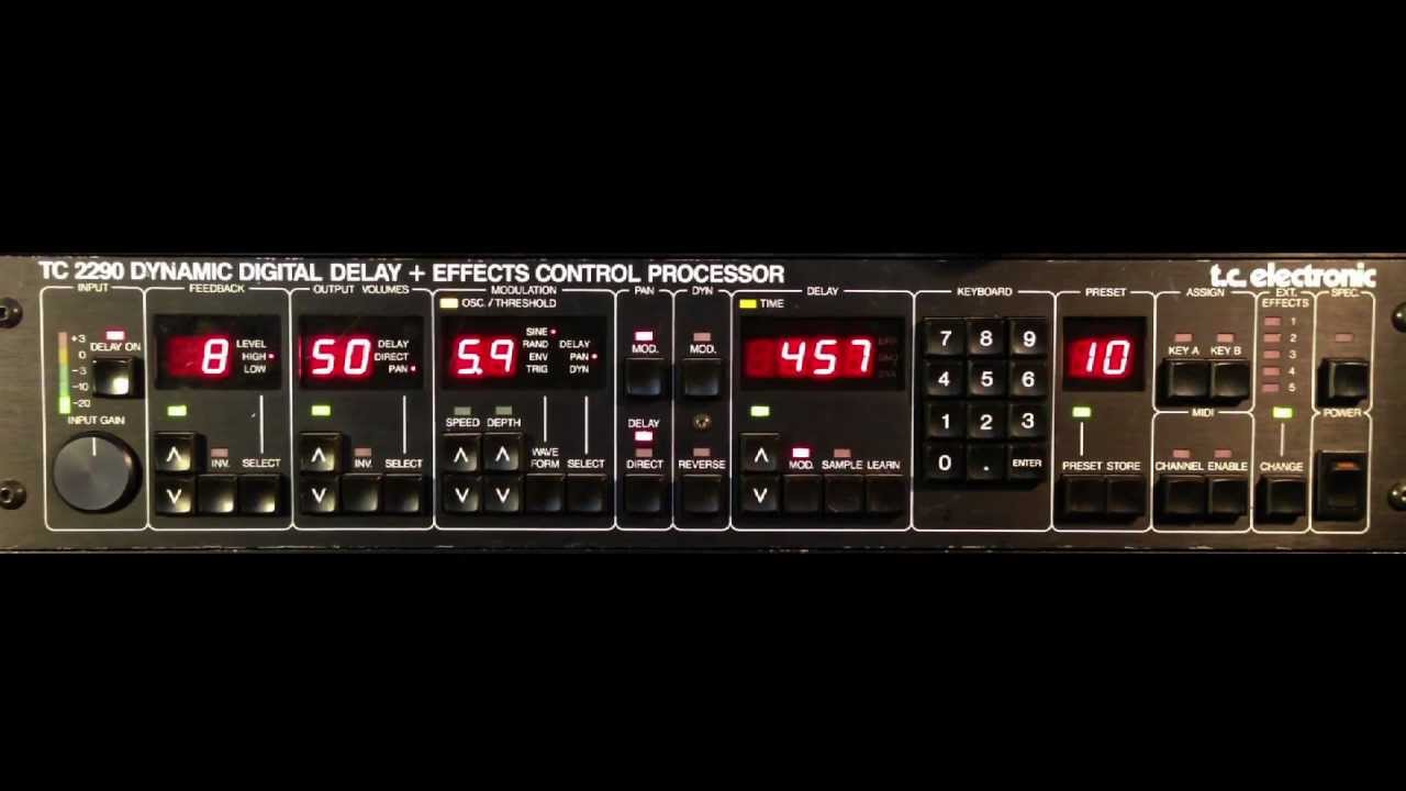 TC Electronic 2290 Stereo Panning Delay