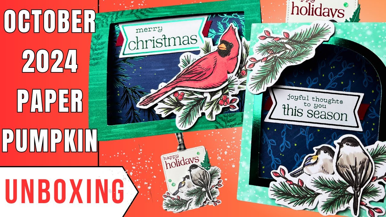 October 2024 Paper Pumpkin UNBOXING: Nests of Christmas WOW! (and one 
