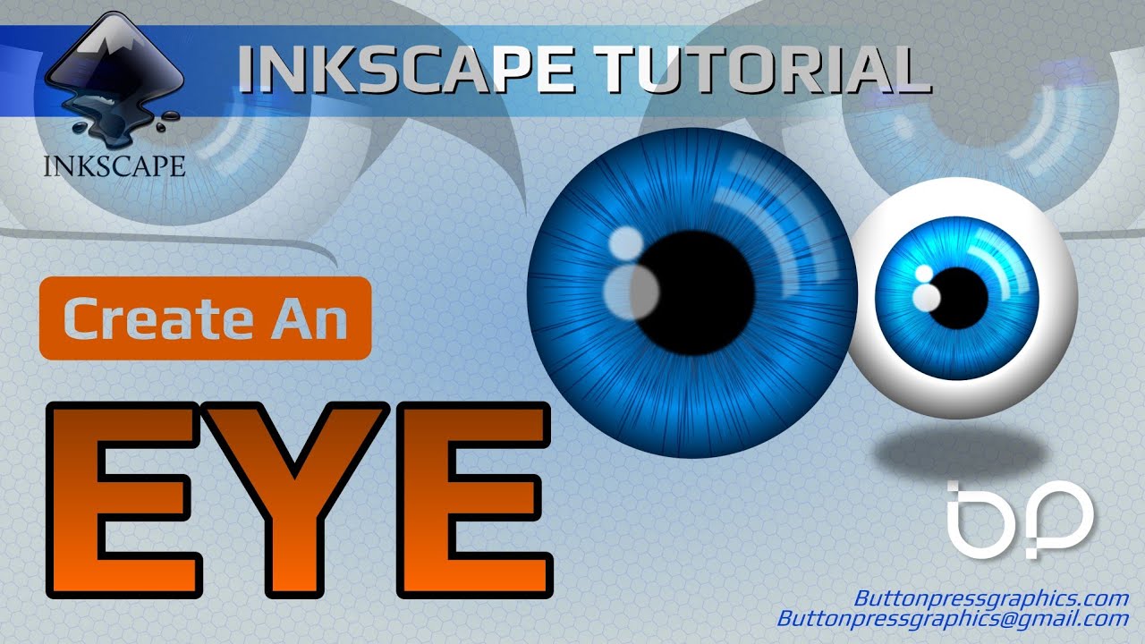 Создание ГЛАЗА в INKSCAPE