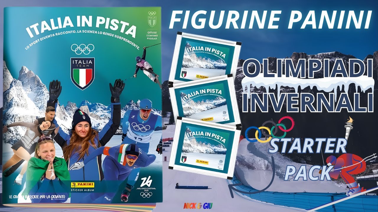 FIGURINE PANINI OLIMPIADI Milano Cortina 2026! | *Italia in Pista* ❄