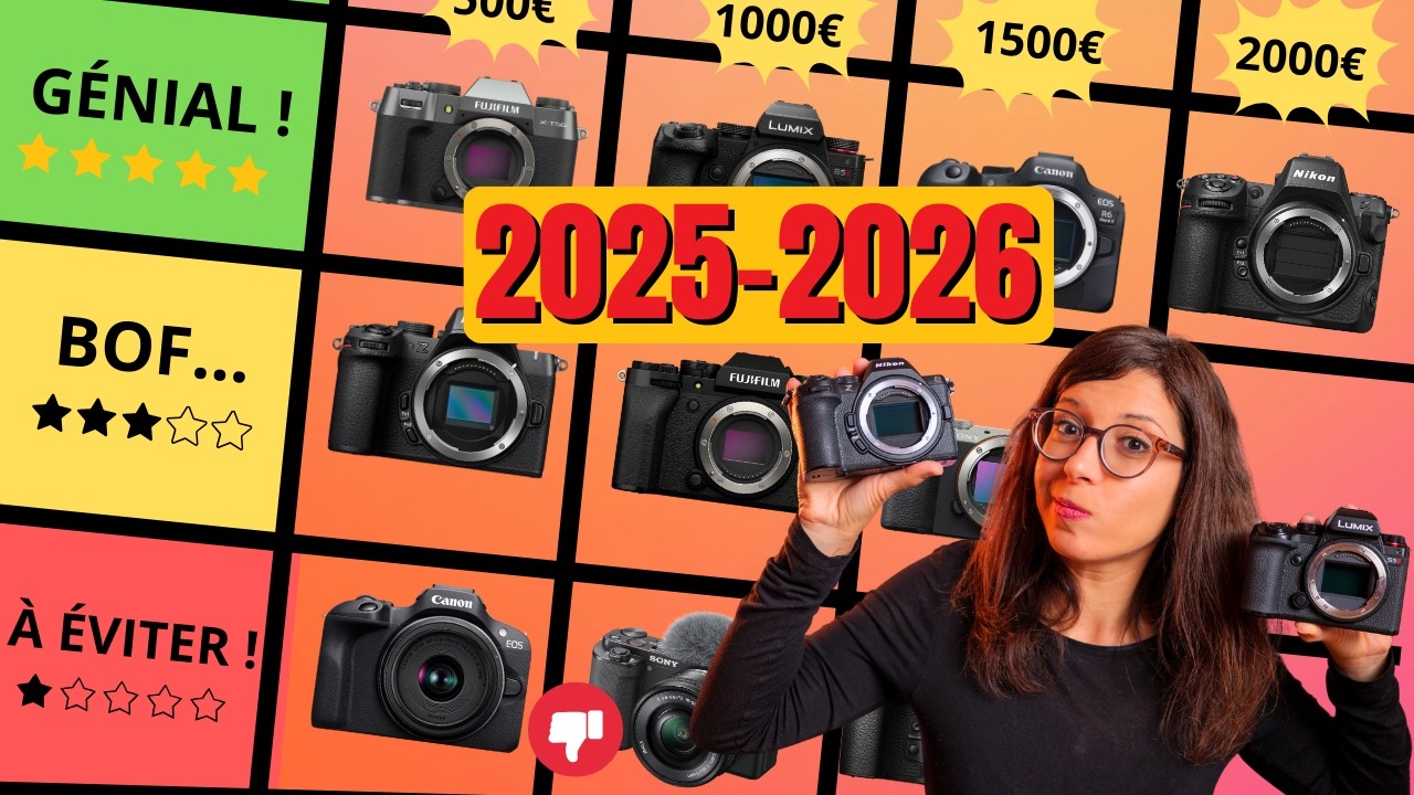 Guide achat Meilleur Appareil Photo Hybride (Débutant, voyage, amateur, expert...)