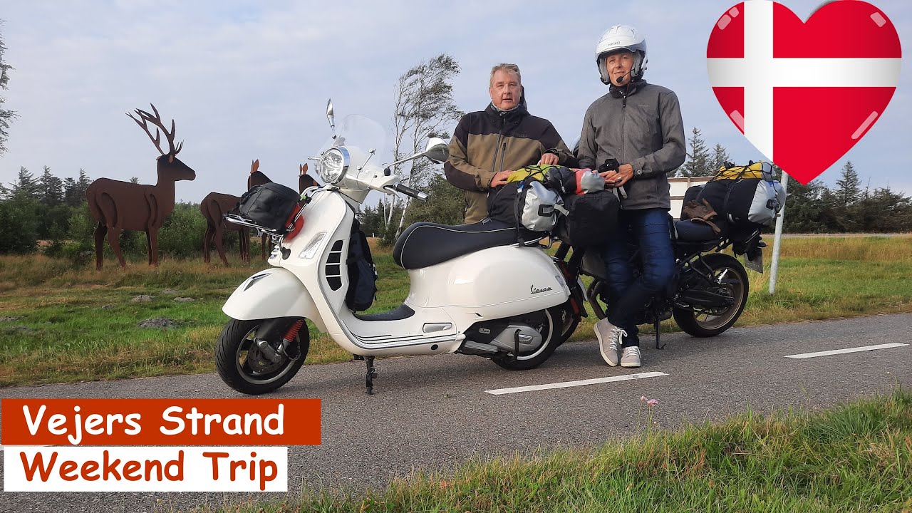 Nach Vejers Dänemark mit dem Motorrad | Vespa Wochenend Reise Trip Urlaub