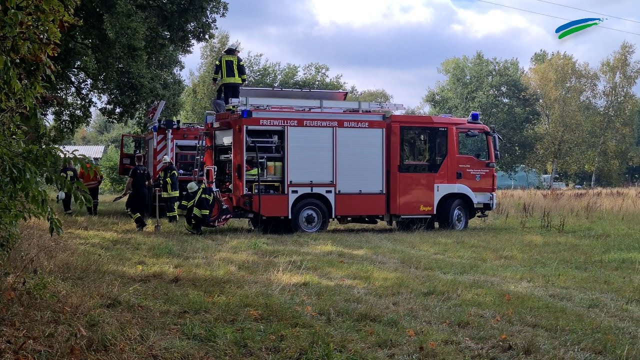 Klostermoor: Feuerwehr musste nachlöschen