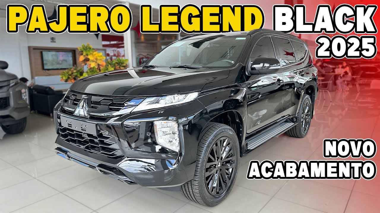 PAJERO SPORT LEGEND BLACK 2025 - Um SUV 4x4 Verdadeiro para Todas as Aventuras!