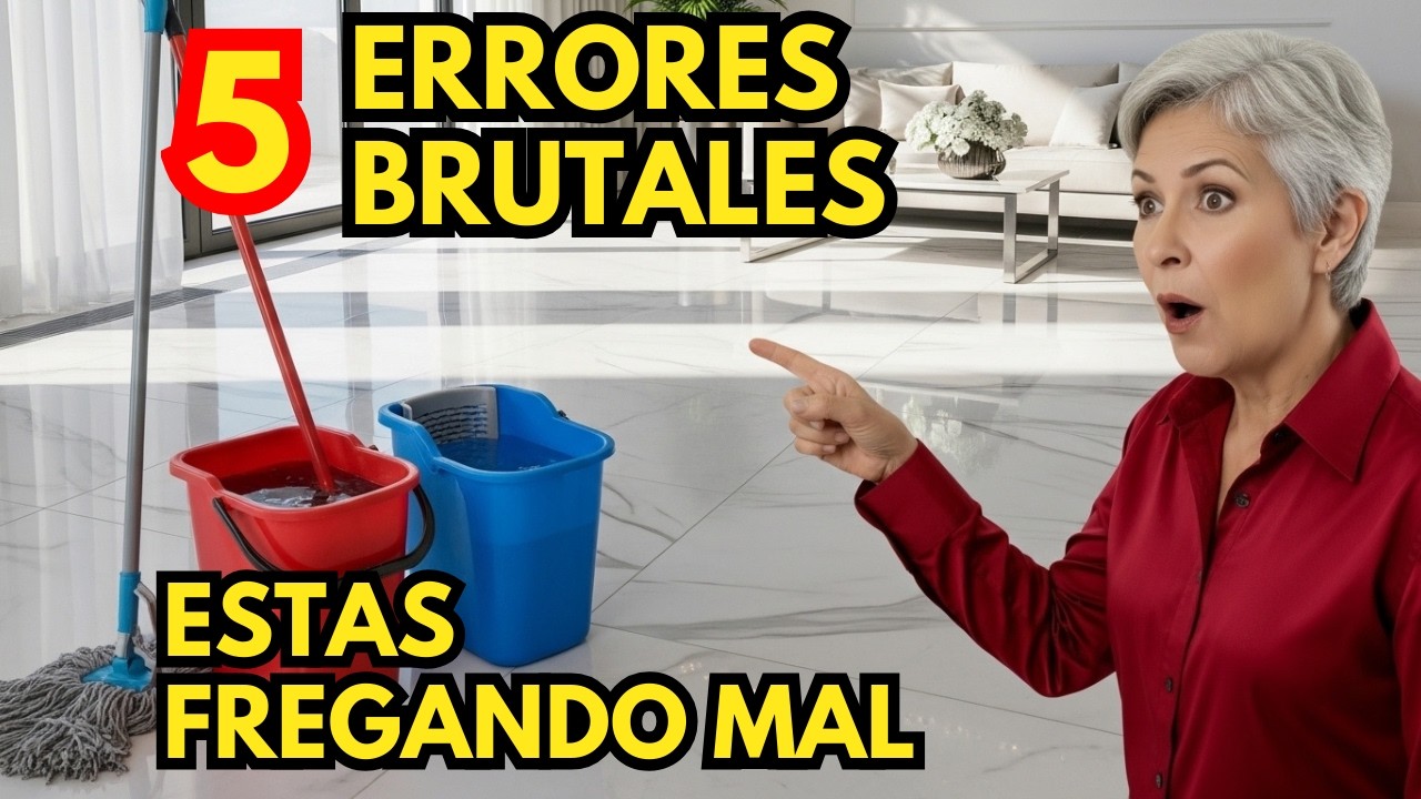 Por Qué Llevas Toda la Vida Fregando MAL ¡NUNCA Friegues en Círculos!